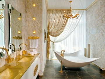 Ванные комнаты в разных стилях: как выглядит ванная в стиле Арт деко
